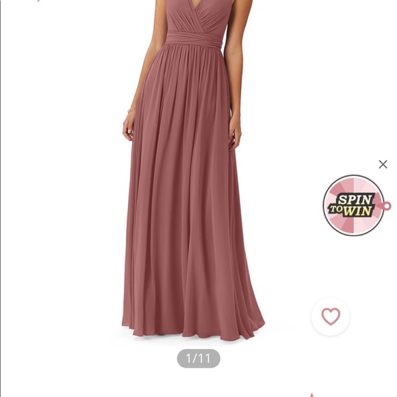 4 Azazie Vintage Mauve bridesmaids dresses - Picture 5 of 13